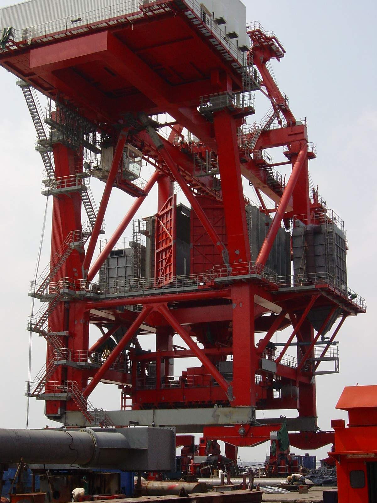 上海振華港機股份公司福州港口12000噸散裝水泥船負壓氣力收塵系統(tǒng)